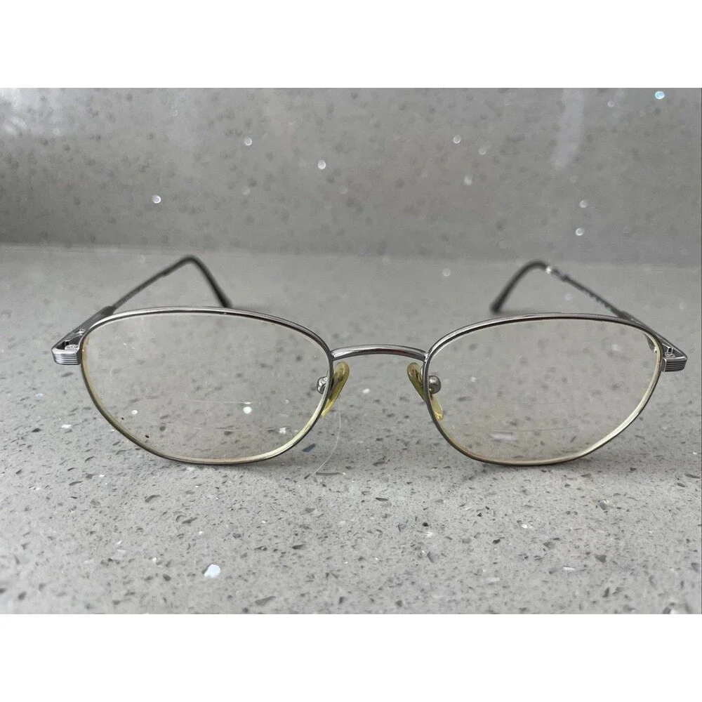 Brooks Brothers BB 189 1081 Silver Eyeglasses Frames ONLY 50-19 135 Italy Unisex
